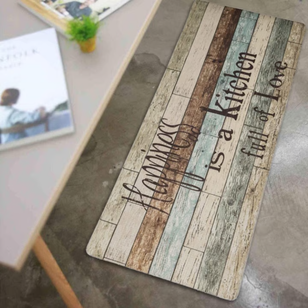 Zidello Premium Kitchen Runner Mat Set – Anti-Fatigue Foam, Easy-Clean Decorative Floor Mats