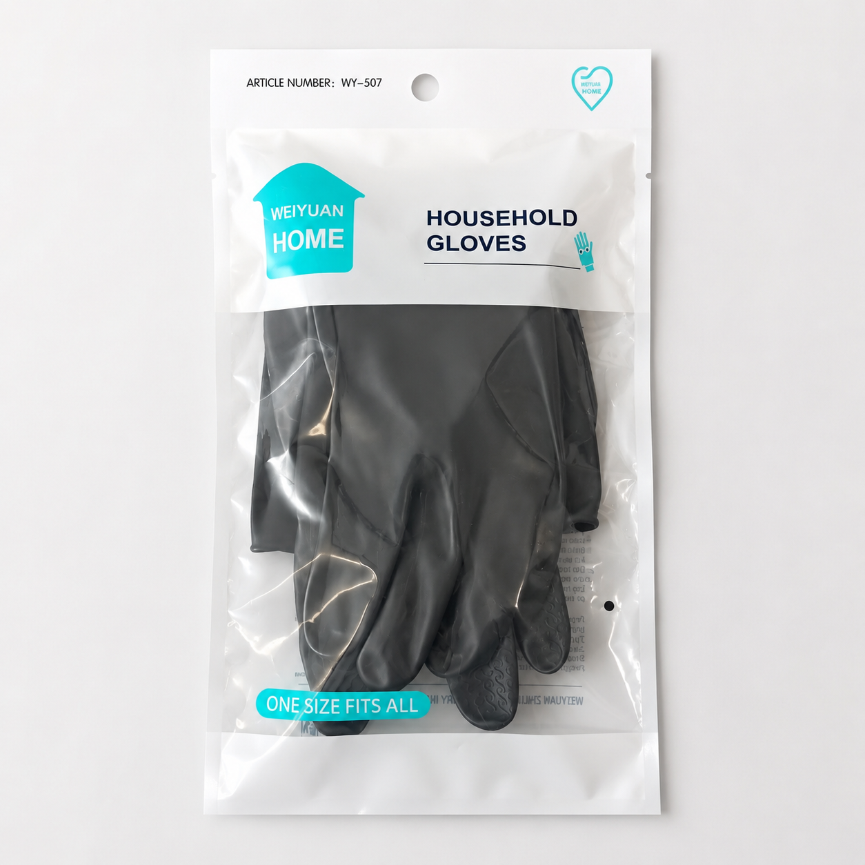 Zidello Heavy-Duty Household Gloves | Reusable Waterproof Cleaning Gloves for Kitchen, Bathroom & Laundry