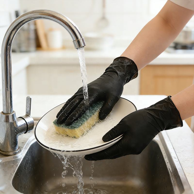 Zidello Heavy-Duty Household Gloves | Reusable Waterproof Cleaning Gloves for Kitchen, Bathroom & Laundry