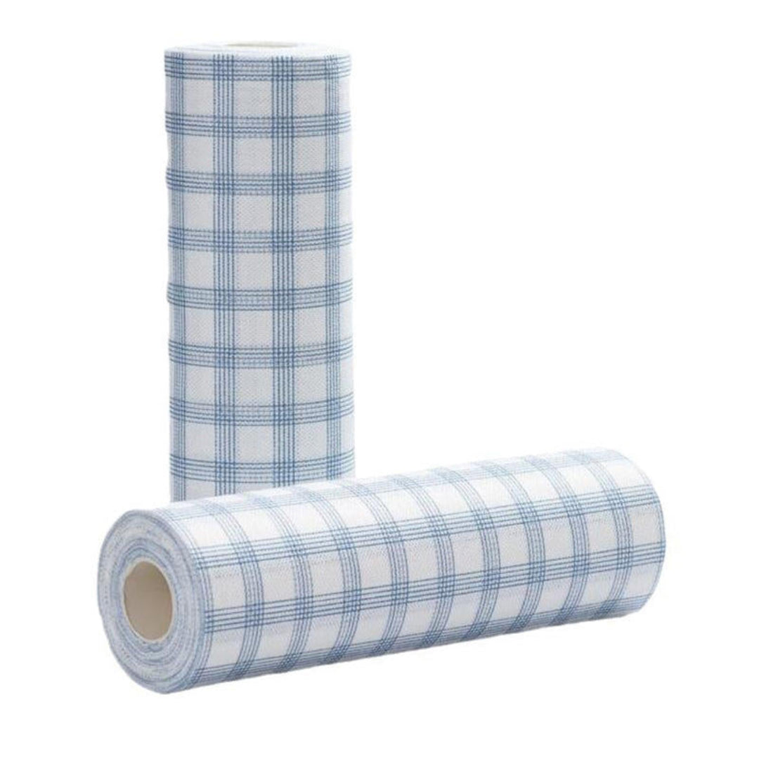 Zidello reusable kitchen cleaning wipes roll, multi-purpose heavy-duty washable sheets for dishes, countertops, and home cleaning