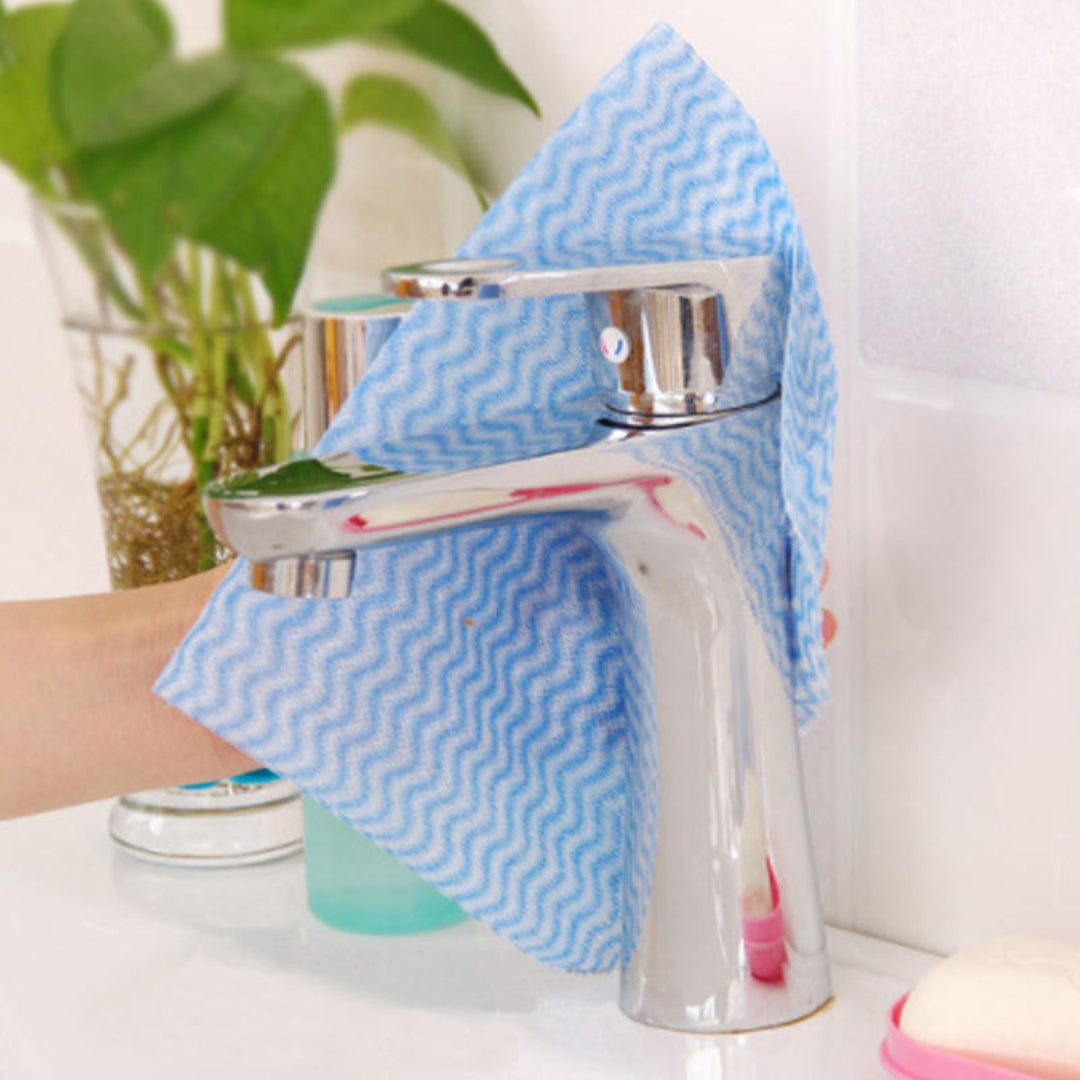 Zidello reusable kitchen cleaning wipes roll, multi-purpose heavy-duty washable sheets for dishes, countertops, and home cleaning