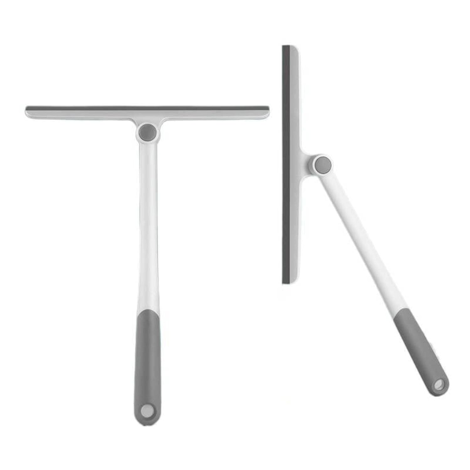 Zidello Rotating Glass Cleaning Tool – Silicone Blade Window and Mirror Squeegee for Streak-Free Cleaning