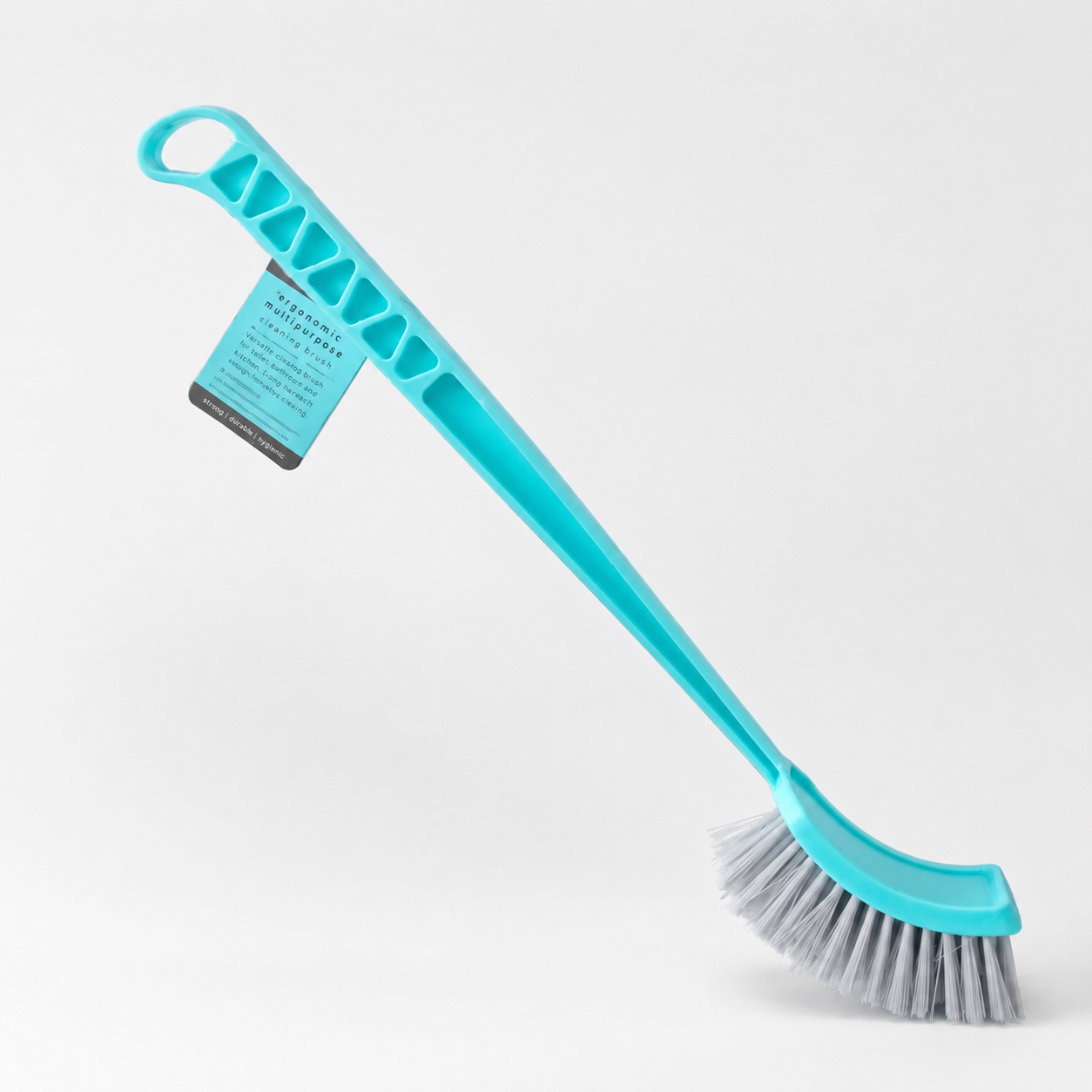 Zidello Single-Sided Super Extra Hockey Toilet Brush with strong bristles for toilet cleaning.