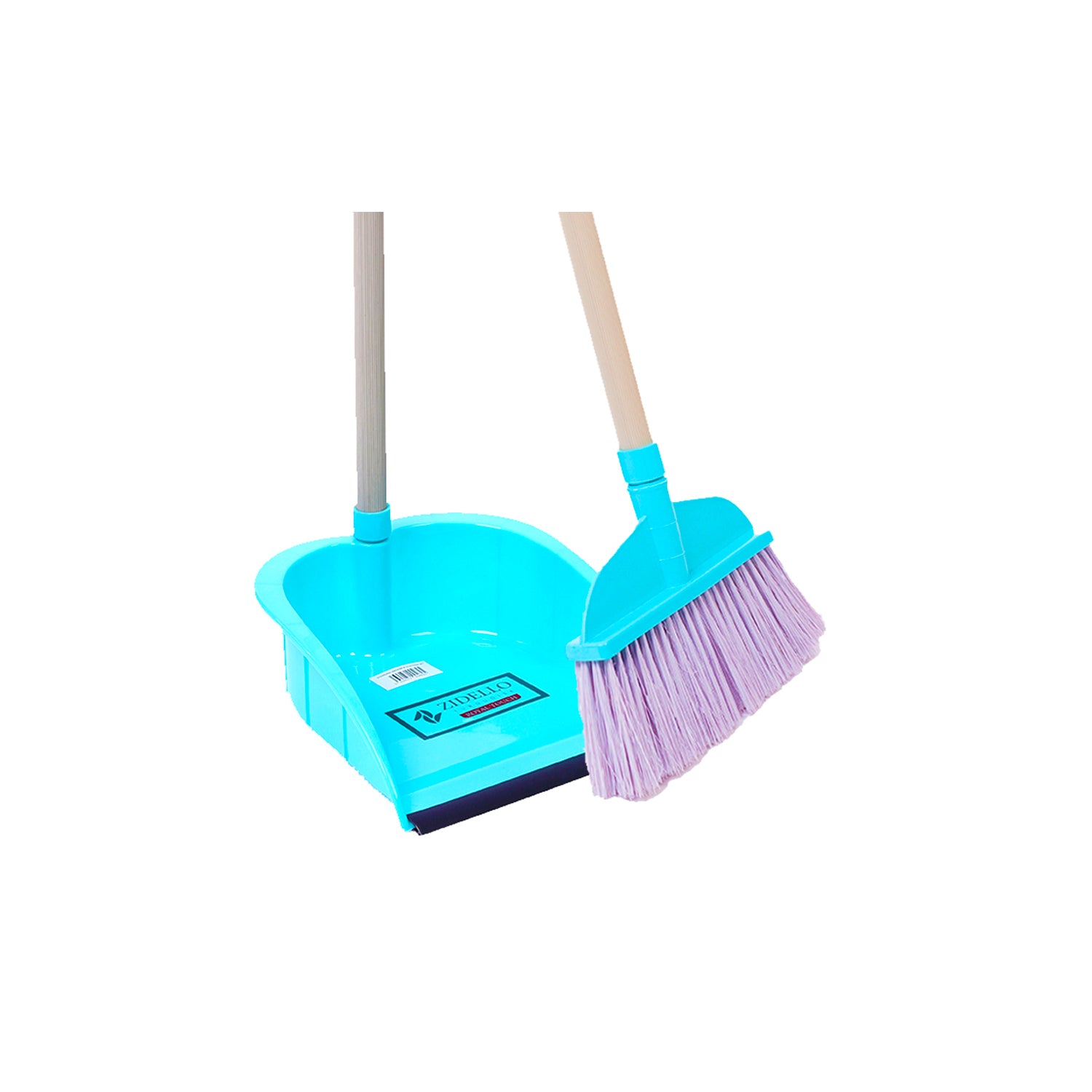 Zidello Extra-long, zero dust broom with soft bristles for effective, gentle cleaning on all surfaces, durable and affordable