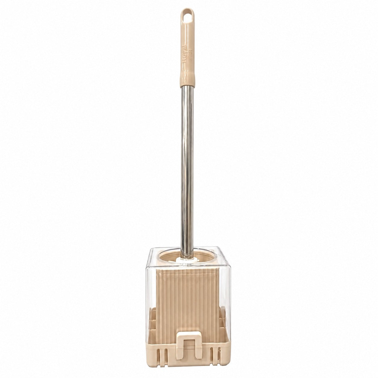 Zidello Toilet Brush with Caddy – Long Handle Bathroom Toilet Cleaning Brush