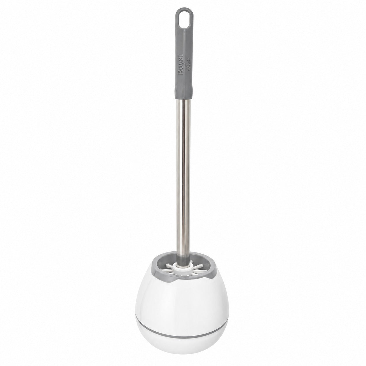Zidello Toilet Brush with Caddy – Long Handle Bathroom Toilet Cleaning Brush