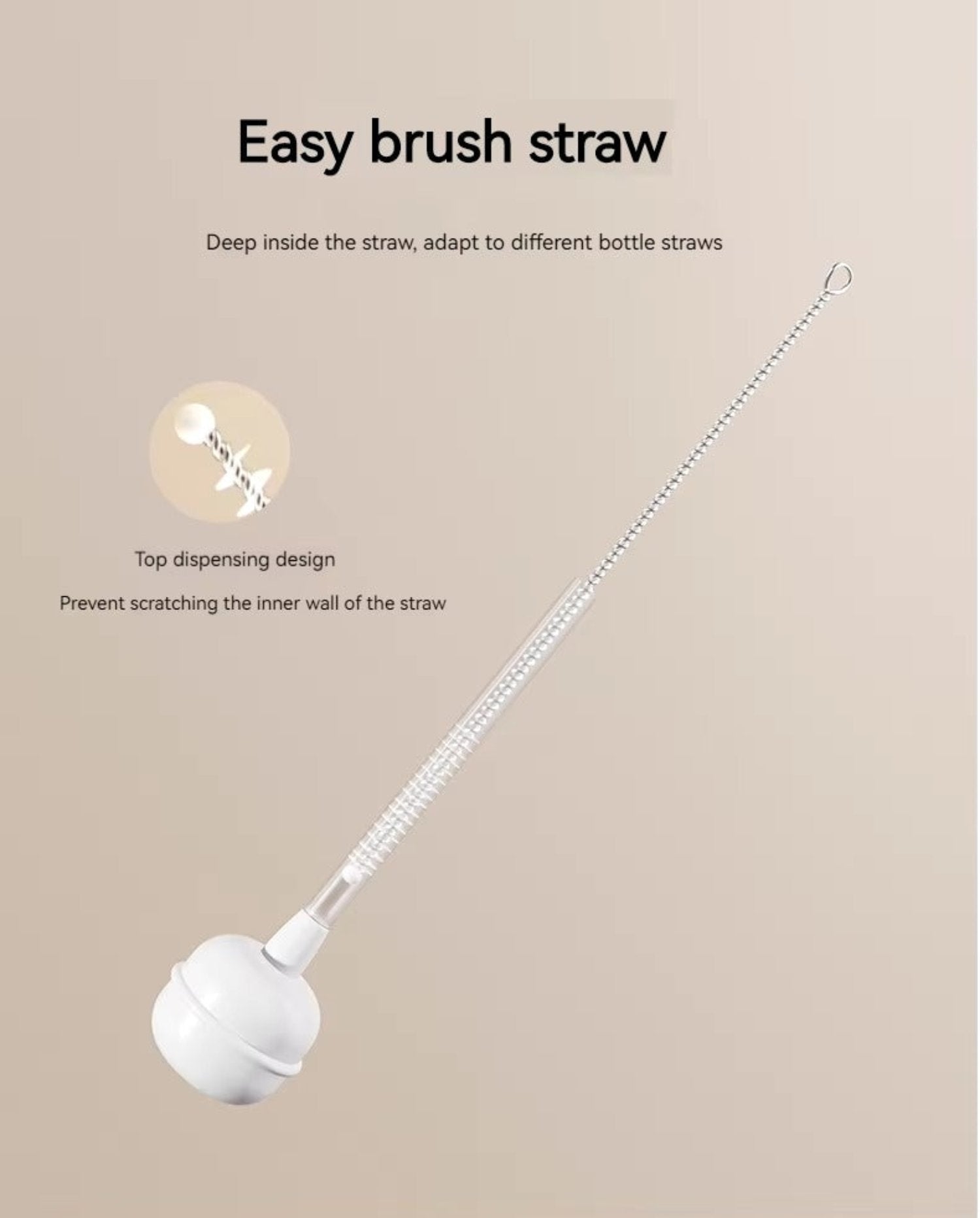 Zidello baby bottle cleaning brush set with sponge bottle brush, nipple brush, and straw cleaners for feeding bottles