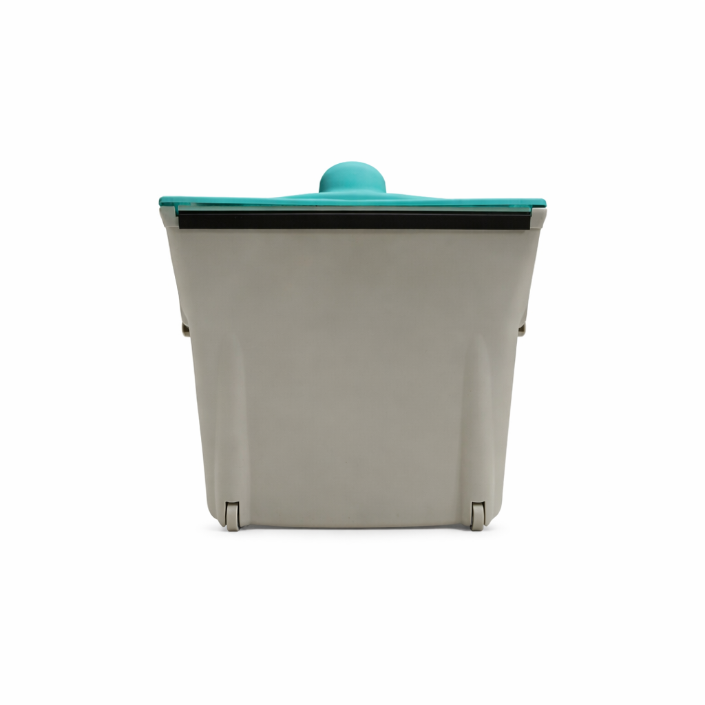 Zidello Commercial Floor Cleaning Broom with Folding Dustpan Set, Heavy Duty Stainless Steel Rod