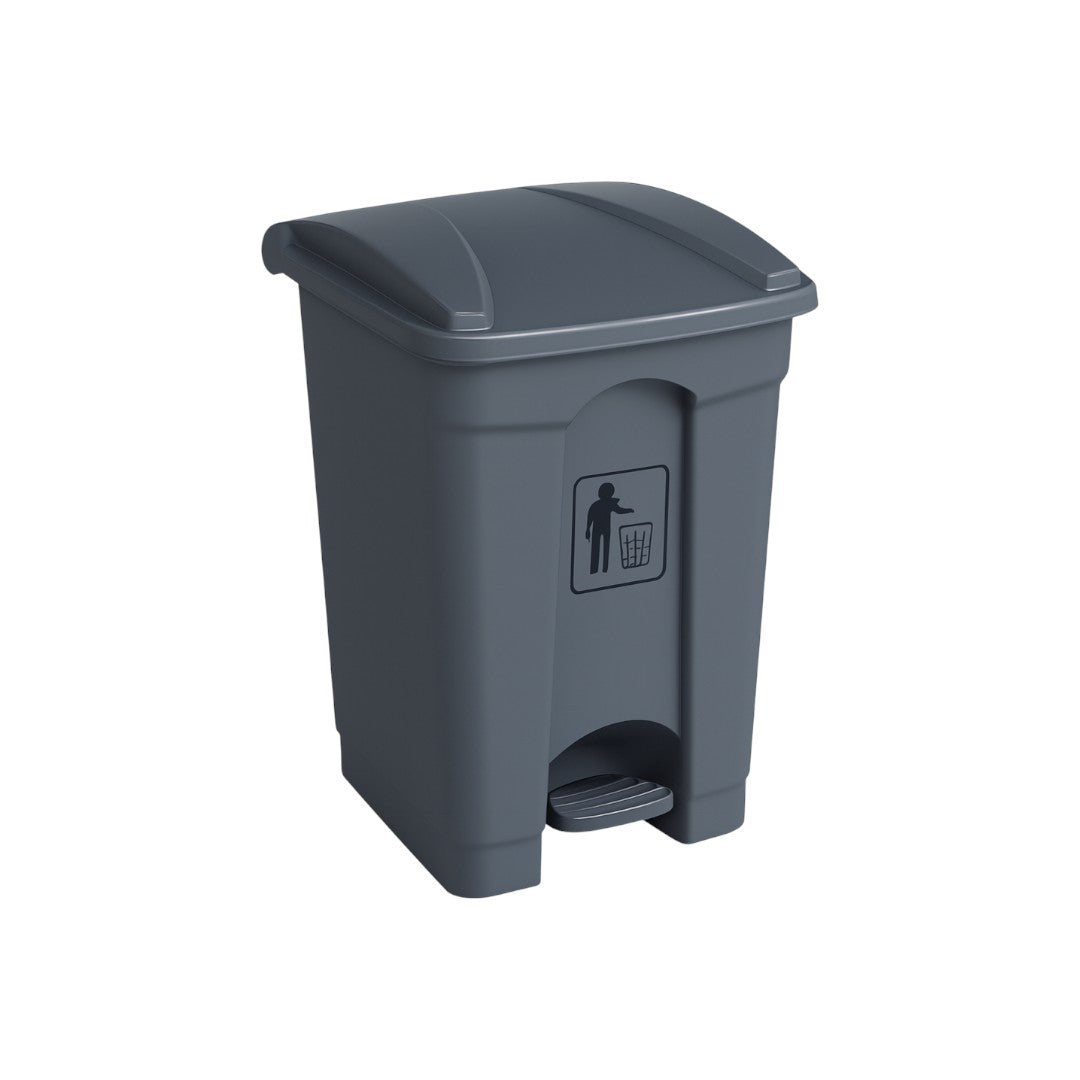 pedal dustbin Zidello 50L Plastic Pedal Bin (61 cm × 40 cm × 42 cm) – Durable Foot-O