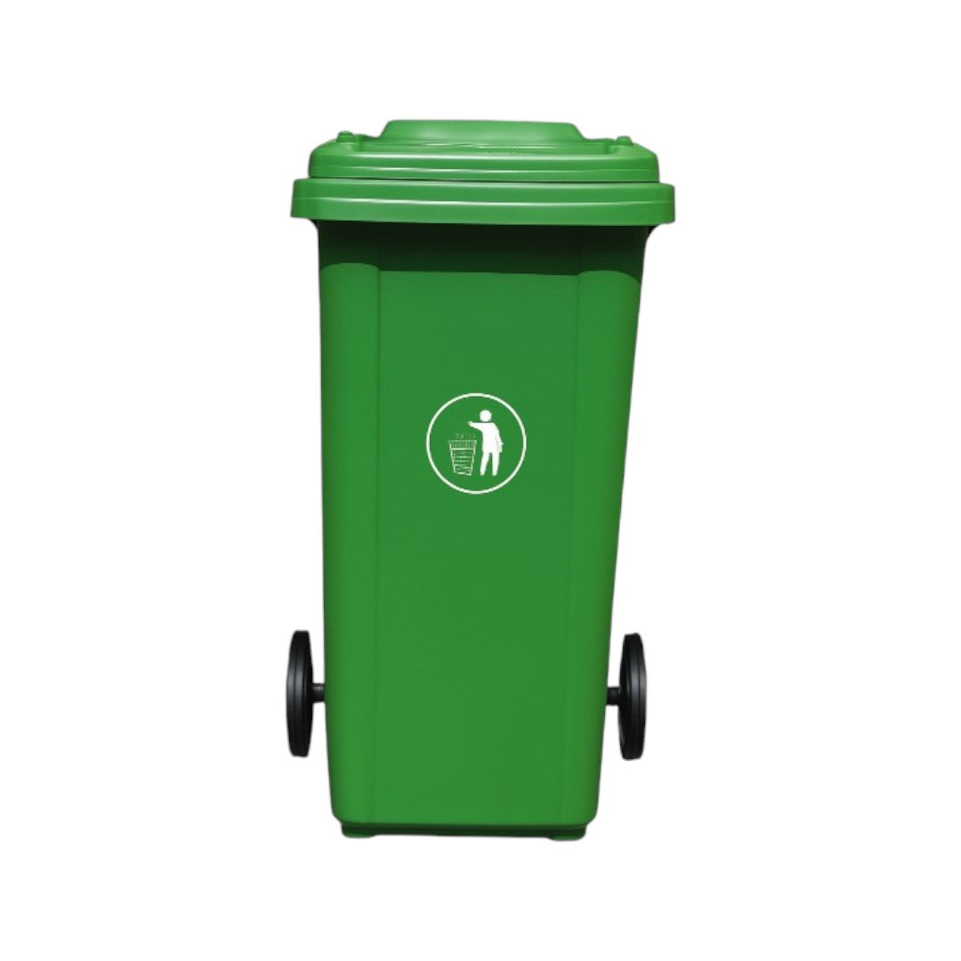 Zidello 120L Plastic Pedal Bin (91.5 cm × 78 cm × 53 cm) – Heavy-Duty Foot-Operated Dustbin for Commercial & Industrial Use