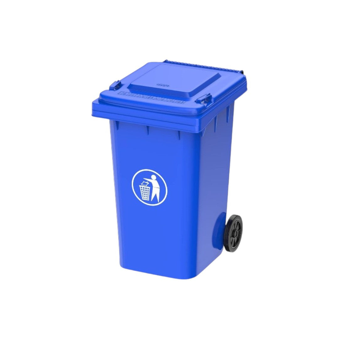 Zidello 120L Plastic Pedal Bin (91.5 cm × 78 cm × 53 cm) – Heavy-Duty Foot-Operated Dustbin for Commercial & Industrial Use