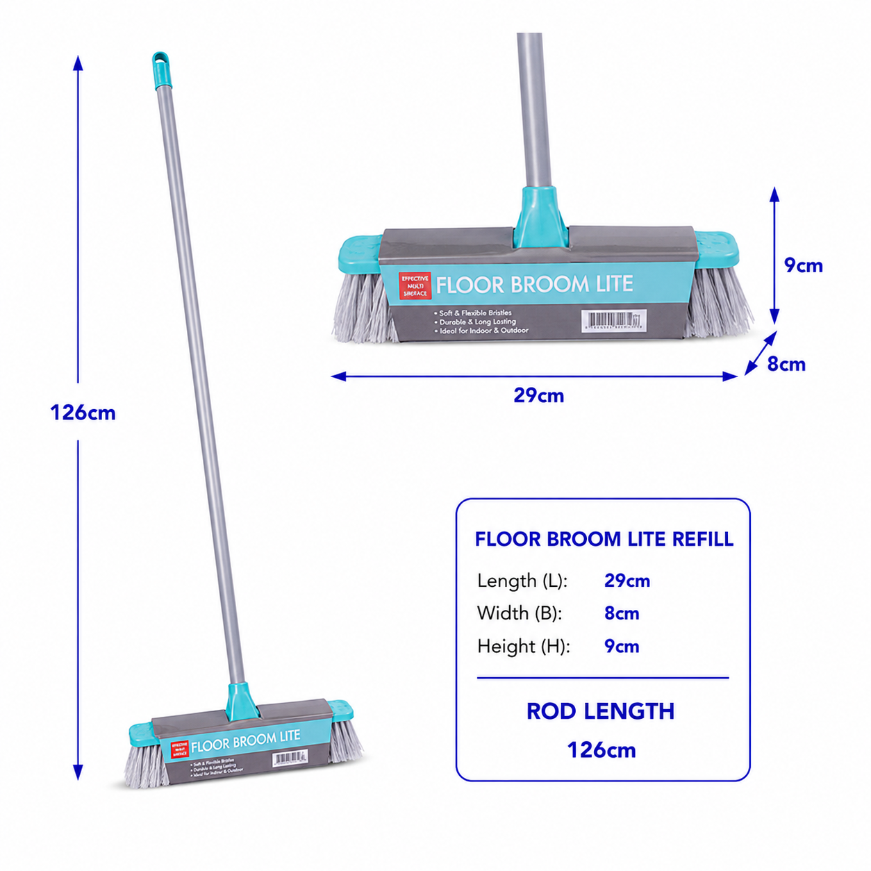 Zidello Sparkling Floor Broom (Lite)