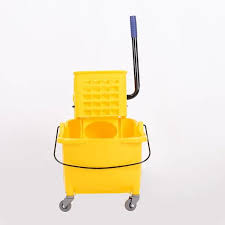 Zidello 20L Mop Bucket with Wringer – Durable Cleaning Bucket with Wheels