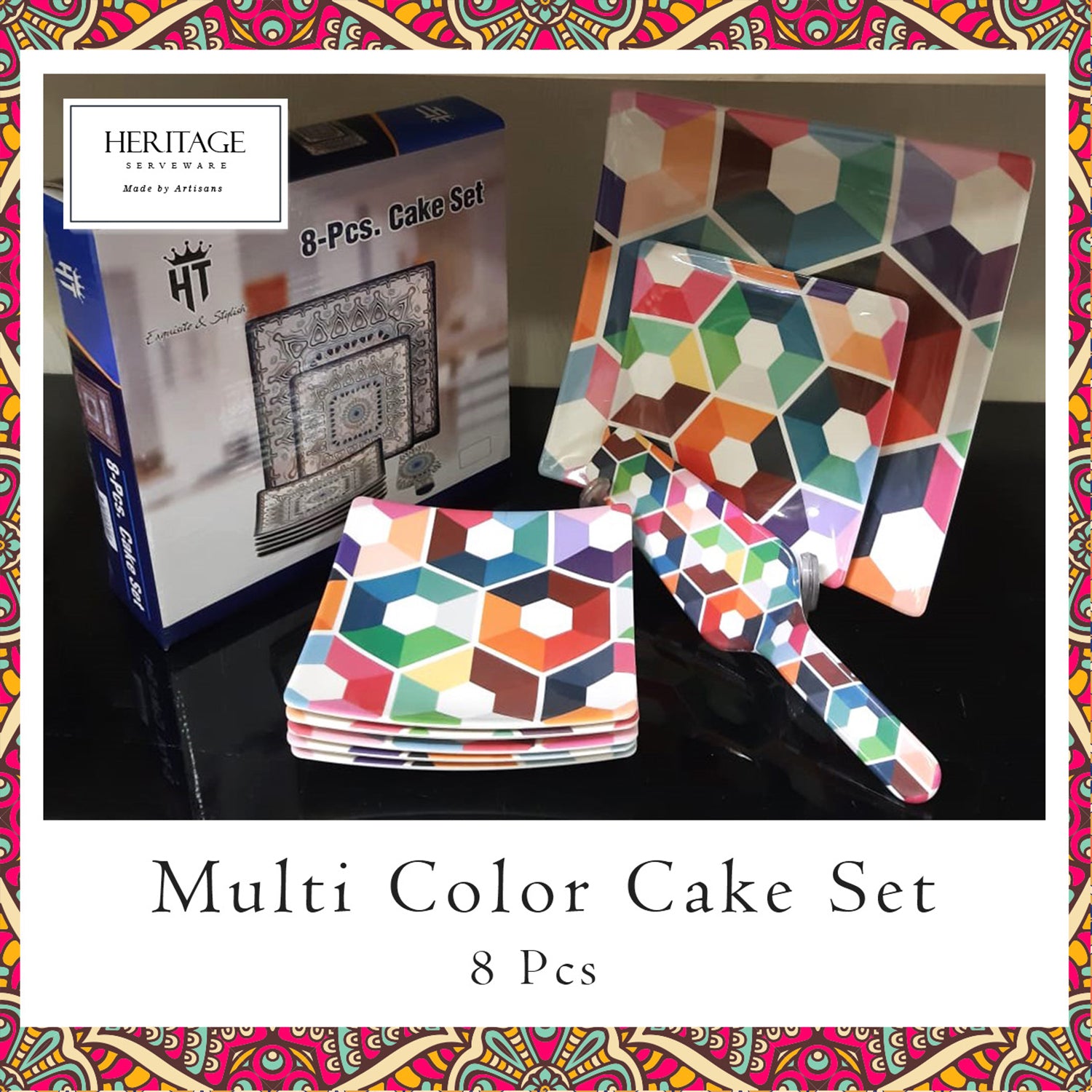 CAKE SET ( SET OF 8 )