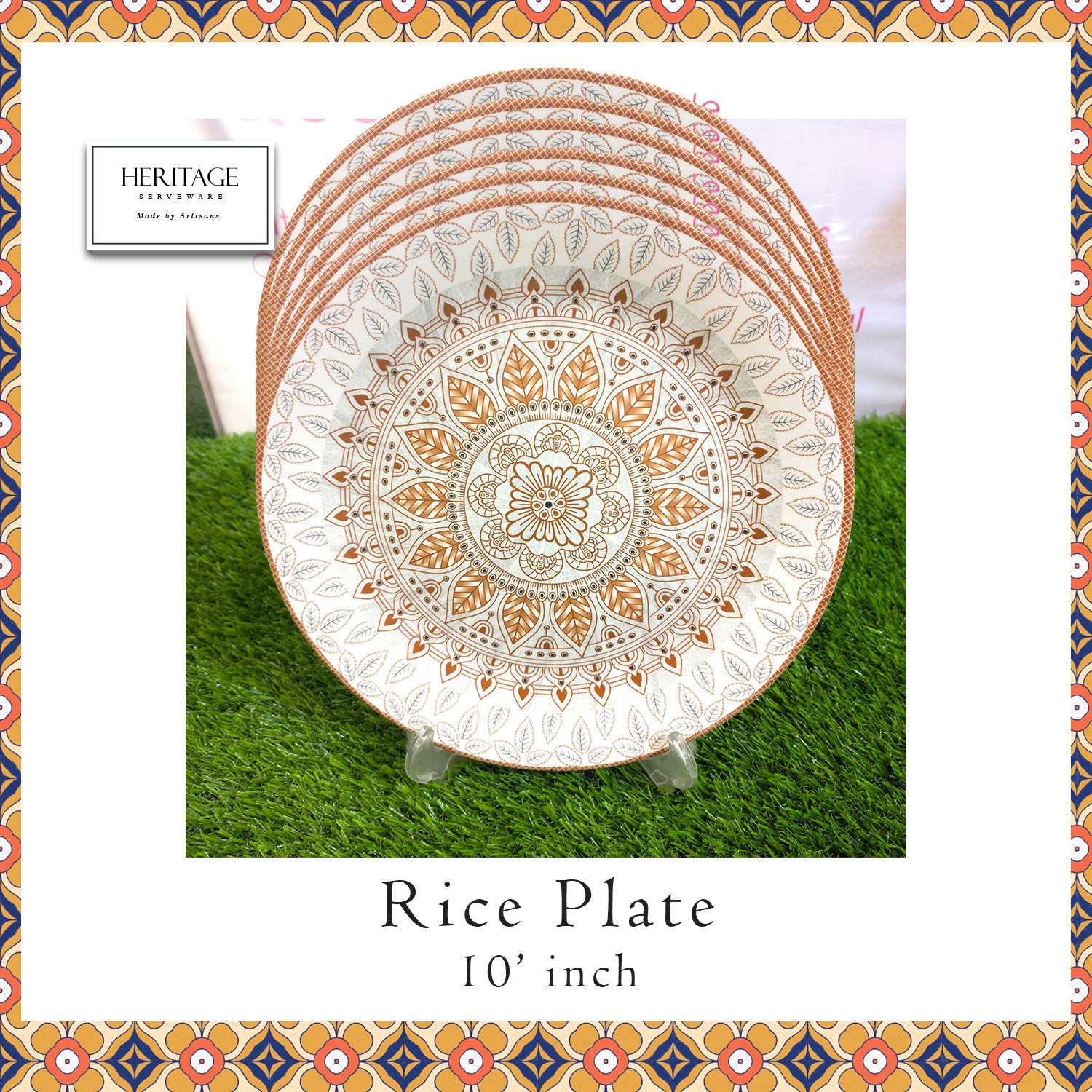 Rice Plate (Pack of 6)