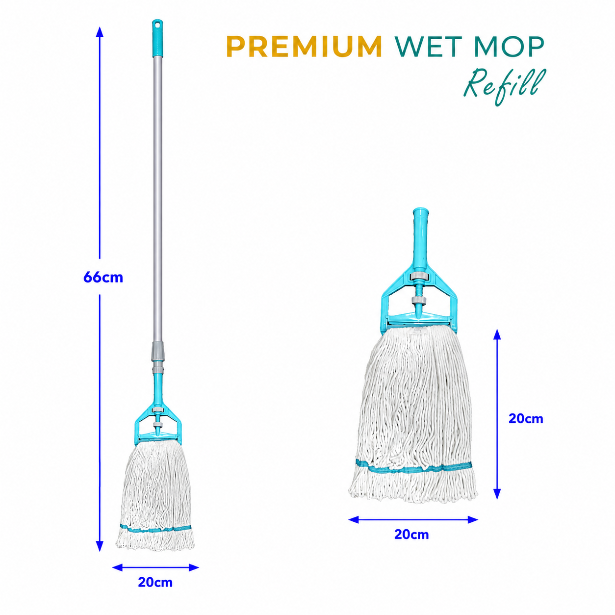 Zidello Premium Wet Mop - 450 GM