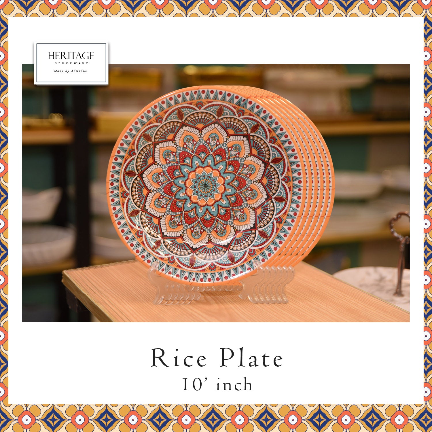Rice Plate (Pack of 6)