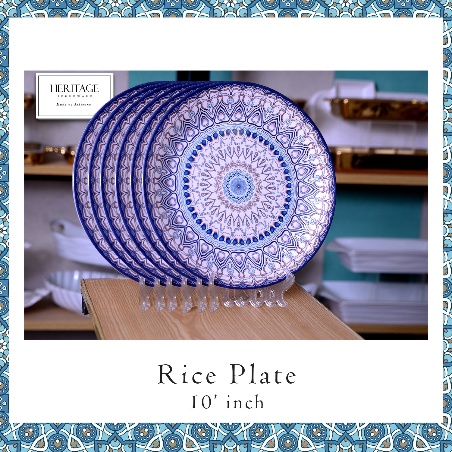 Rice Plate (Pack of 6)