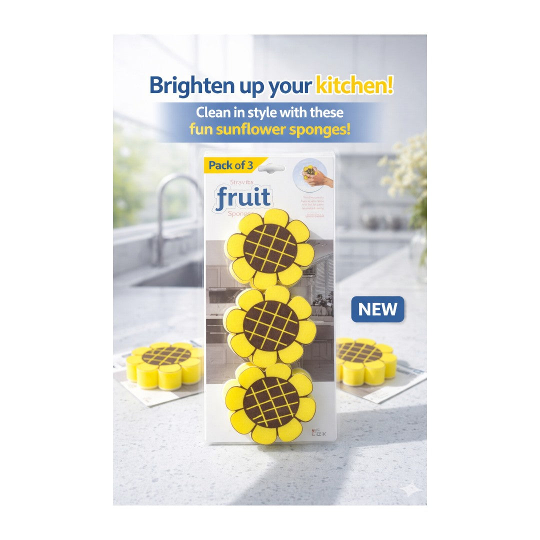 Zidello soft non-scratch cleaning sponges and scourers for kitchen dishwashing and gentle surface cleaning