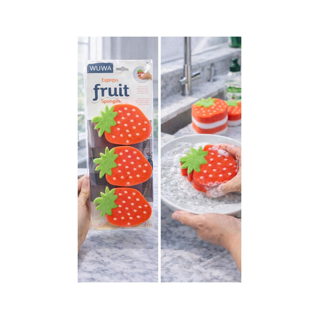 Zidello soft non-scratch cleaning sponges and scourers for kitchen dishwashing and gentle surface cleaning