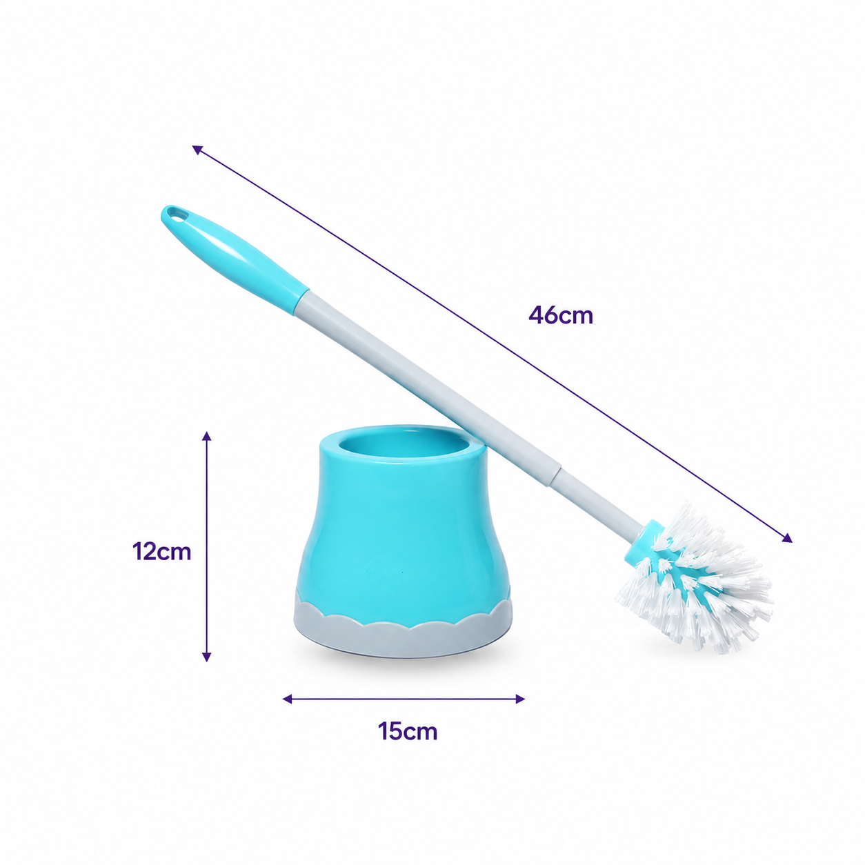 Zidello Toilet Brush With Caddy (Tulip)