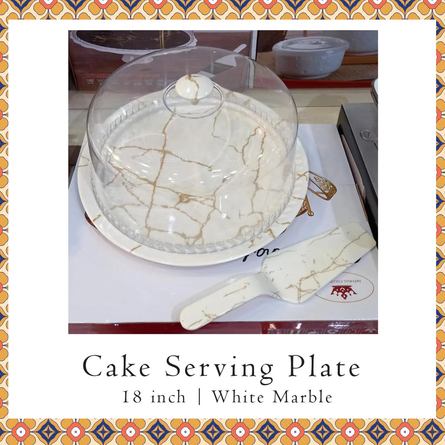 cake serving plate