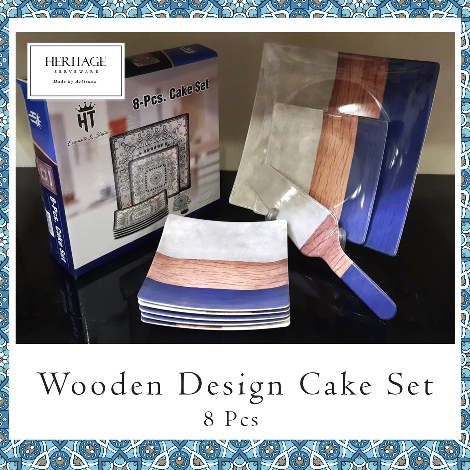 CAKE SET ( SET OF 8 )
