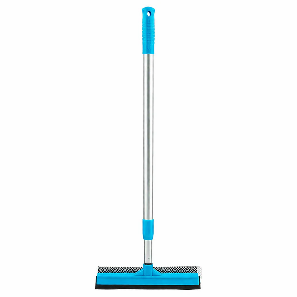 zidello 2-in-1 Window Squeegee with Aluminium Rod Handle – Glass Cleaning Wiper