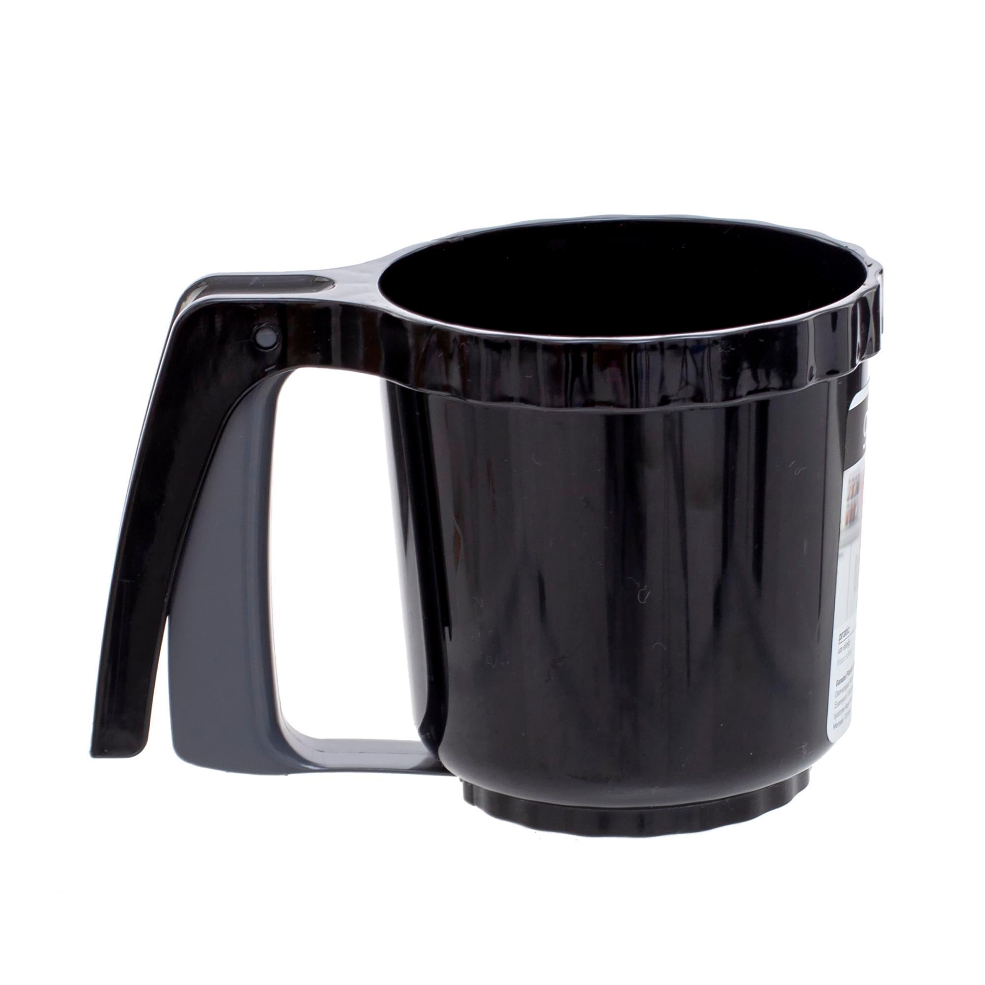 Flour Sifter - Jug with Mechanical Sifting [Compact] [Ideal for baking]